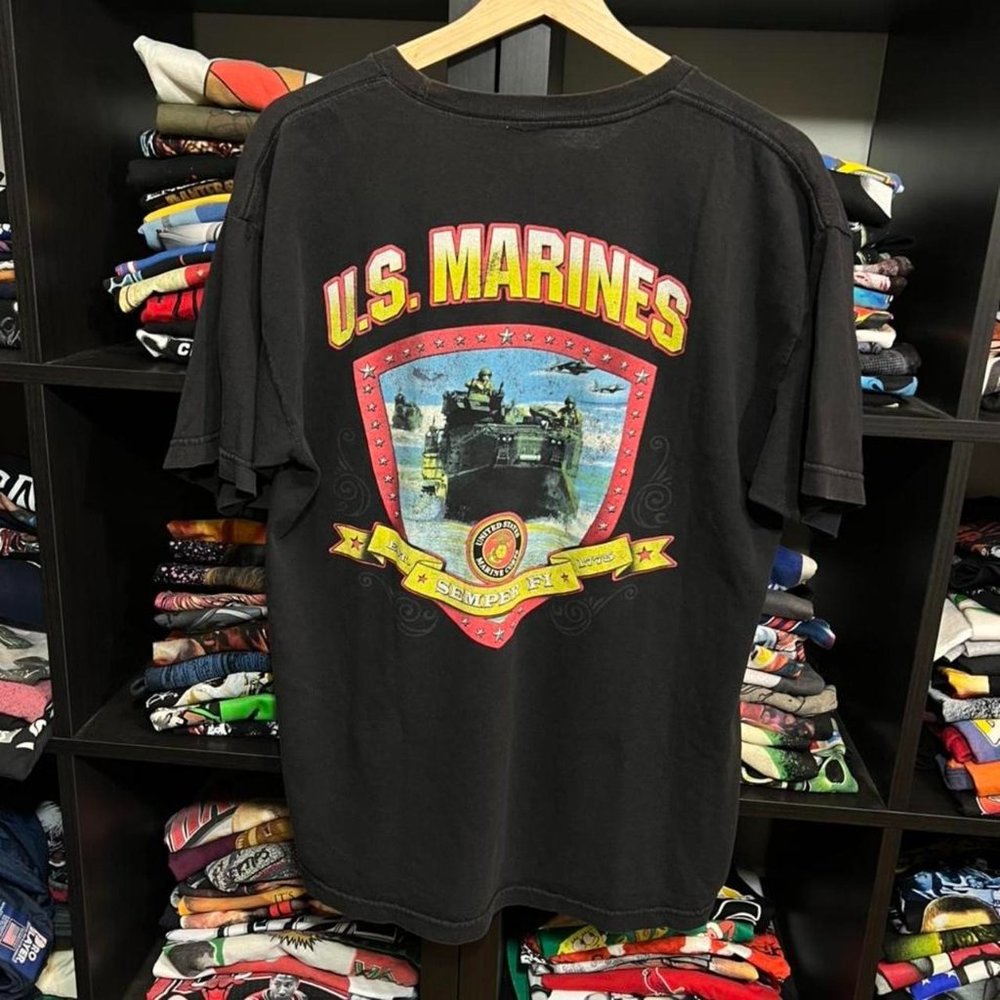 Vintage 90s US Marines Shirt Large